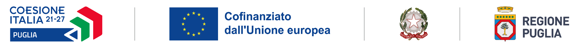 Loghi PR Puglia 2021-2027 e Unione Europea